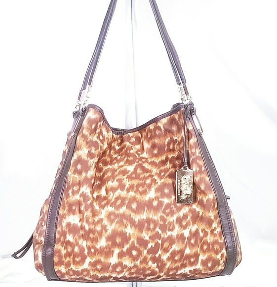 Coach Handbags - Coach Madison Ocelot Print Shoulder Bag